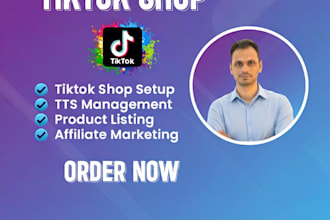 setup USA tik tok shop, do product research and optimization