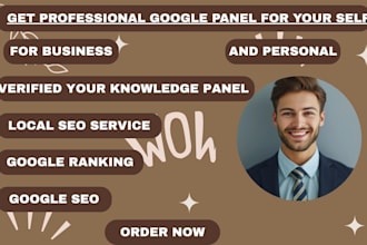 create a perfect google knowledge panel or knowledge graph for any categories
