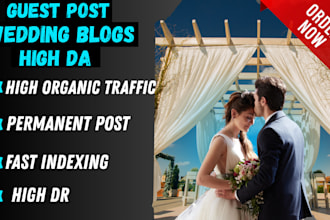 do SEO guest post on wedding event music blogs