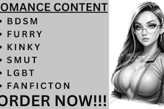write erotic bdsm nsfw kinky furry lgbt erotic fanfiction anime romance content