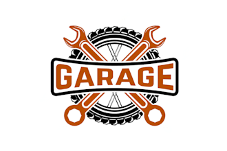 do modern automotive, garage, auto detailing and car wash logo design