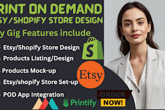 do shopify print on demand, printiful printify
