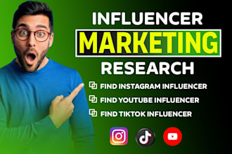 find best instagram, tiktok, youtube influencers list for influencer marketing