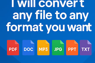 convert PDF to word or word to PDF professionally