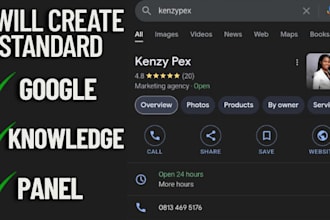 create a standard google knowledge panel, knowledge panel, goog le knowledge