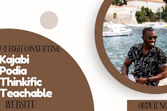 build a high converting kajabi online course thinkific podia teachable