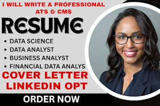 write data science cybersecurity data analyst financial data analyst resume CV