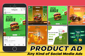 design social media posters, product banners, or ads