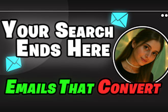 be your only email copywriter for sales email copy or email sequence
