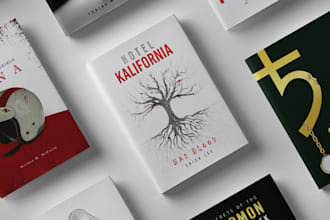 create modern, minimalist book cover design or kindle cover