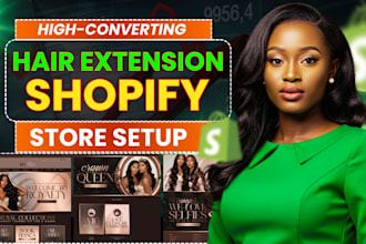 design hair extension website shopify hair extension beauty website