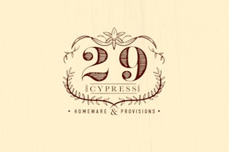 create a retro vintage custom farm store logo design