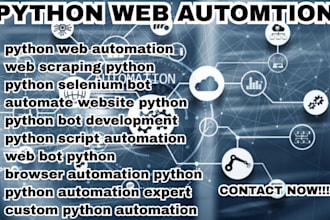 automate your website tasks using powerful python scripts and bots