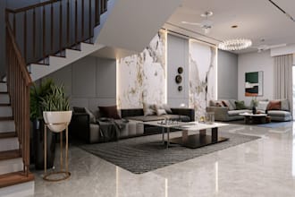 refurbish 3d luxurious hotel interior, cgi apartment visualization,render lobby