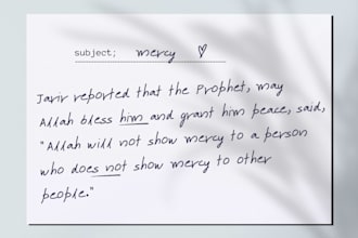 design beautiful islamic social media posts with quranic quotes and hadiths