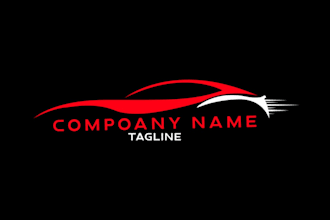 design car racing and automotive logo work