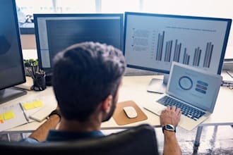 do data analysis in python and create interactive power bi dashboards