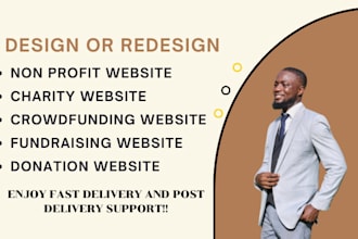 do nonprofit website for fundraising, ngo, 501c3 crowdfunding charity donation