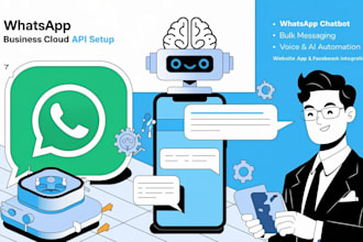 develop whatsapp chatbot, whatsapp cloud API automation, n8n automation