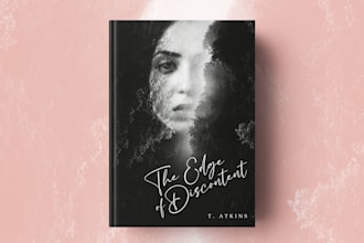 create a memoir book cover design, photographic book cover