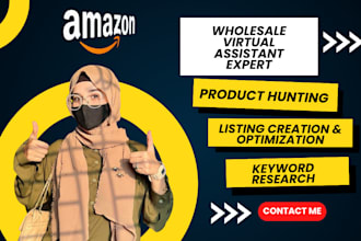 provide expert amazon fba wholesale VA services