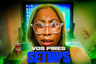 create you an attractive youtube thumbnail
