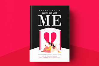 create romance book cover or ebook cover design