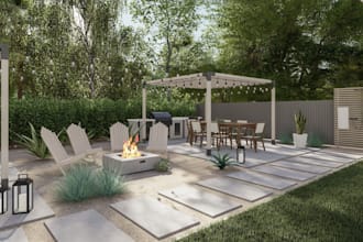 design front yard and backyard design as a landscape architect