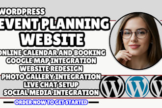 event planning website event plan presentation custom event planning website
