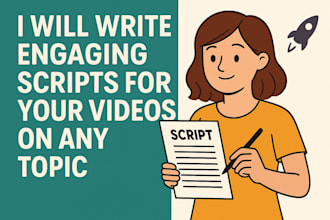 write engaging scripts for your videos on any topic