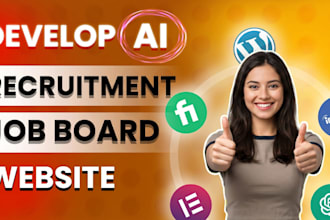develop a professional job board, recruitment website like linkedin indeed