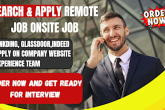 conduct a tailored job search and apply for 500 remote, onsite jobs for 30 days
