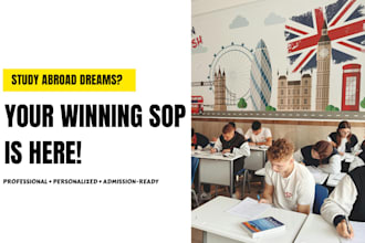 provide a powerful sop for overseas admissions