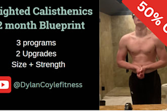 share a 12 month weighted calisthenics blueprint with you