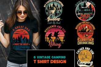 do vintage adventure travel  and t shirt logo