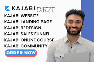design kajabi website, kajabi landing page, kajabi sales funnels online course