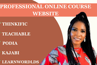 be your online course on thinkific, kajabi expert, teachable sales page