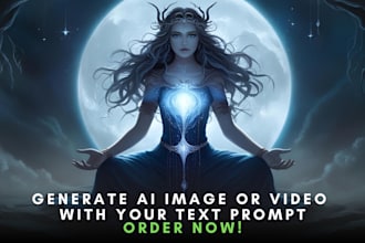 generate ai image or video with your text