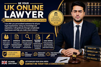 be your UK online lawyer and provide the best consultation