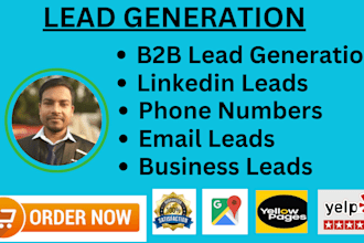 do lead generation, email, phone number by using linkedin