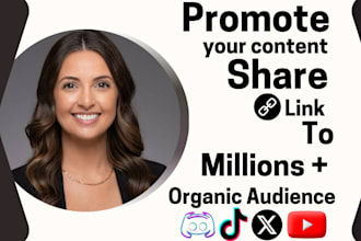 share your content promote your link shoutout to 3m fb,yt,ig,twitter,crypto user