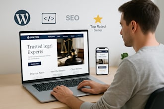 design and develop law firm website or lawyer website