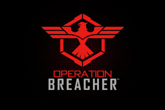 draw military tactical adventure badge logo design