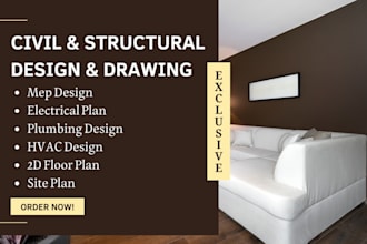 do mep, hvac, plumbing, electrical, and floor plan drawings