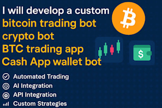 develop a bitcoin trading bot crypto bot btc app or cash app wallet bot