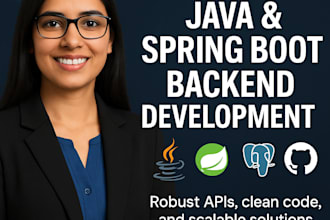 work on java spring boot rest API development