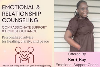 offer emotional and relationship counseling and advice