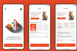 build ai packer, mover app, logistics, vehicle transportation app like goshare