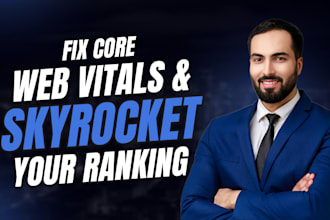 fix core web vitals lcp, cls, fid to optimize wordpress shopify page speed