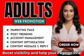 do adult web promotion, toy store marketing,patreon fanvue management